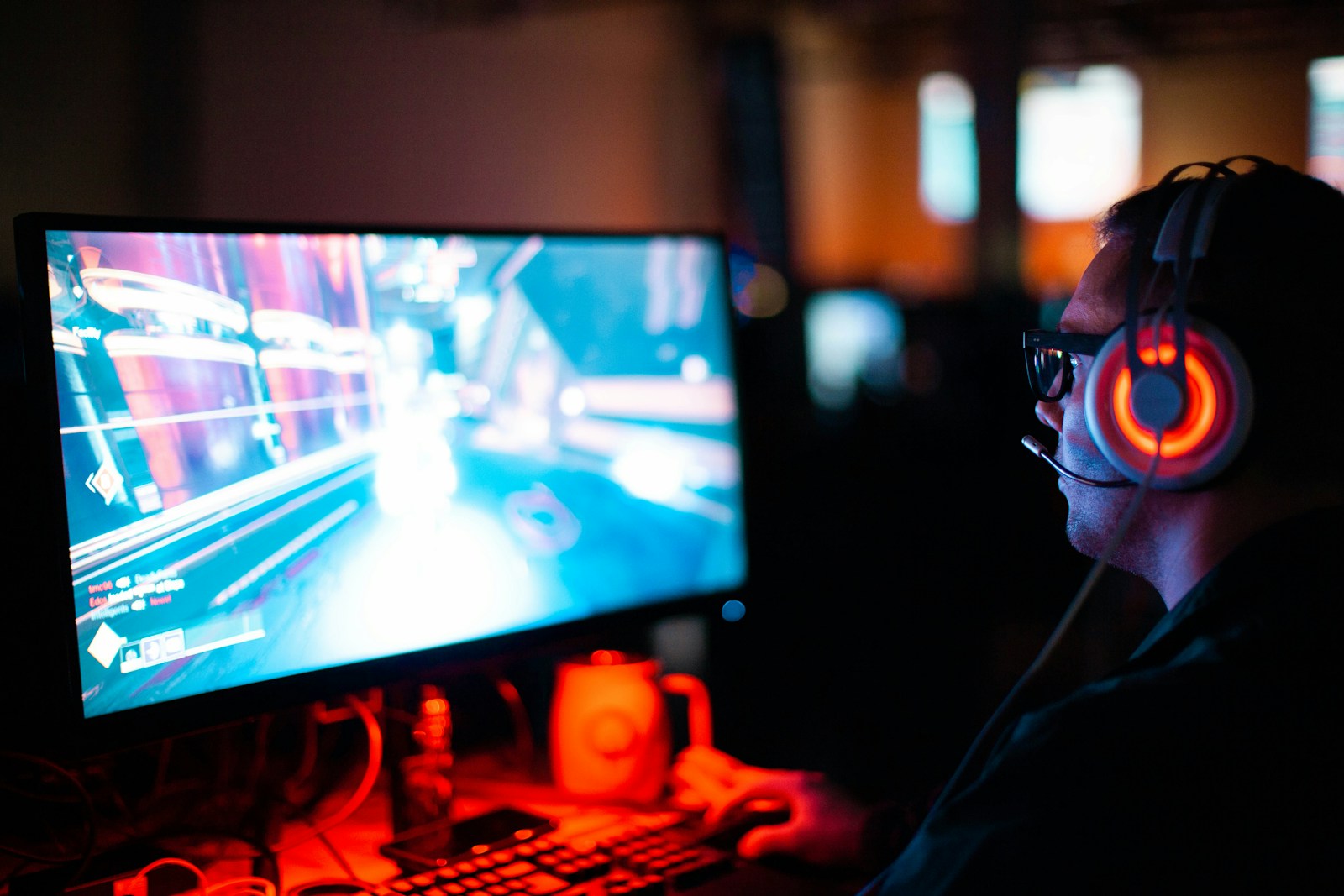 Counter-Strike player station